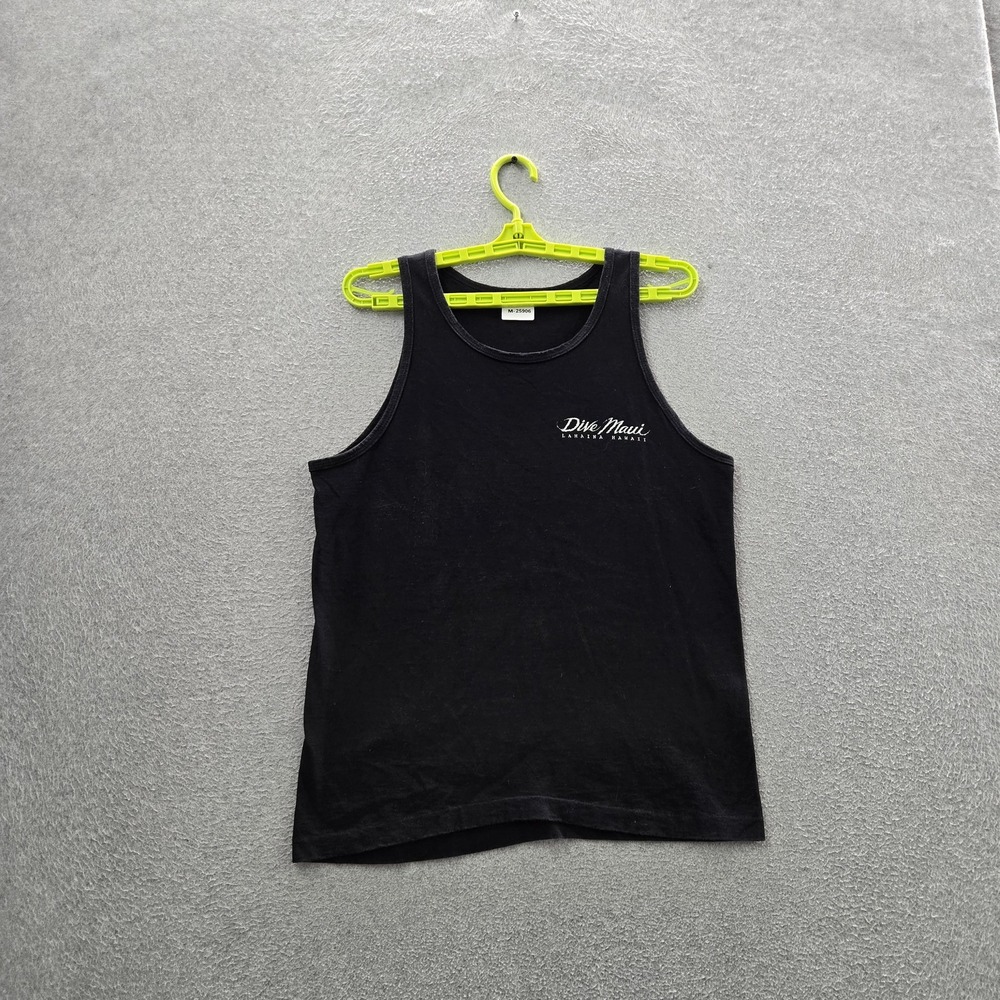 VINTAGE Dive Maui Men Tank M Rapture The Deep Lahaina Hawaii Single Stitch 90s